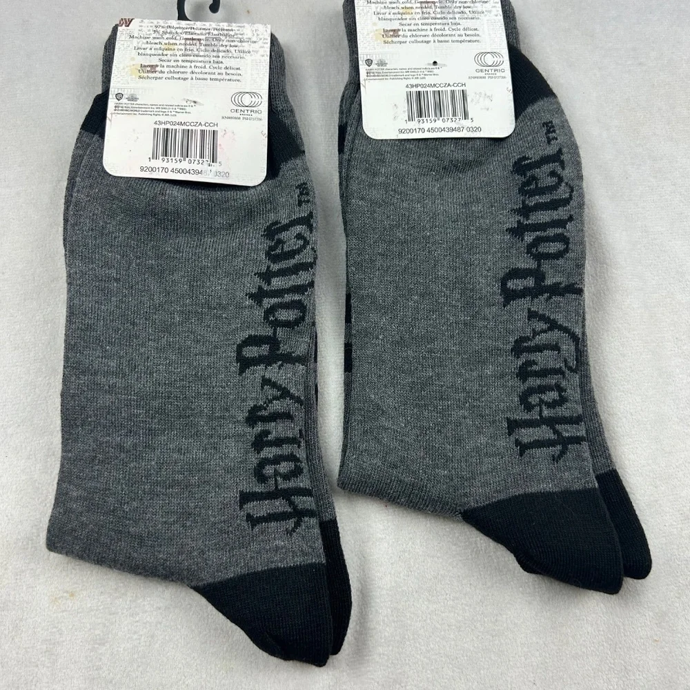 NWT Harry Potter socks - 2 pairs, size 6-12‎